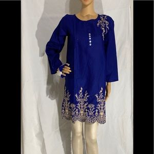 Dress royal blue